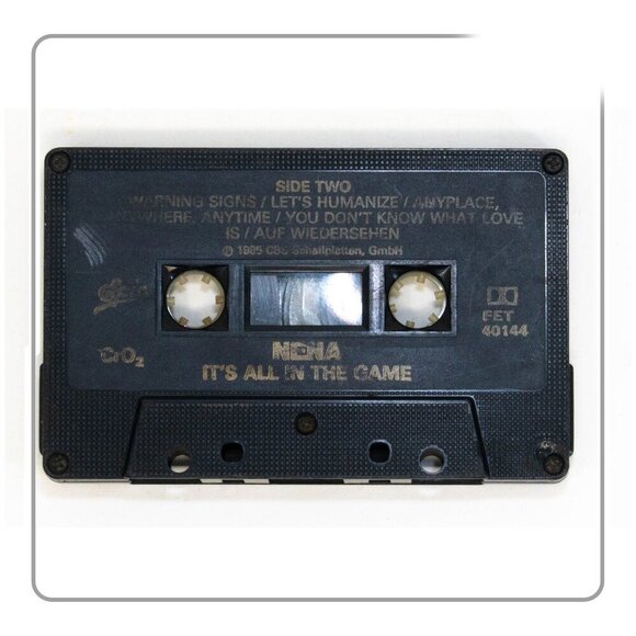 Nena-Its All in the Game 1985 - Audio Tape Cassette - Picture 2 of 2